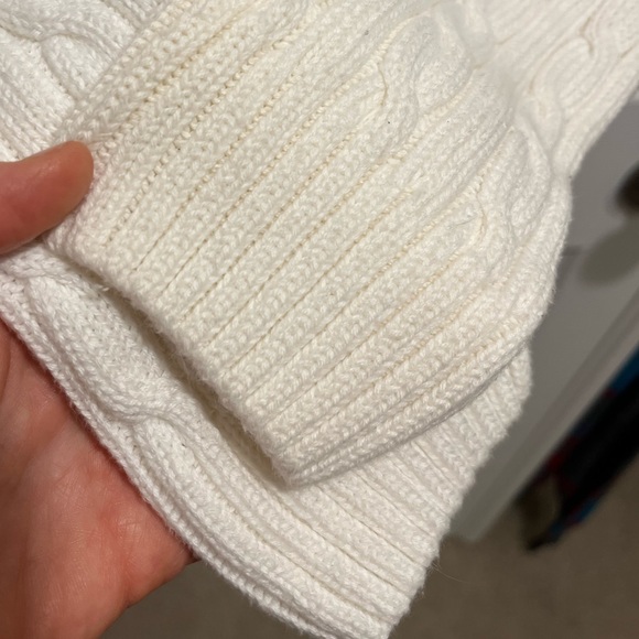 Lilly Pulitzer 100% Cotton Cable Knit Crewneck White Sweater Sz M - Picture 6 of 10